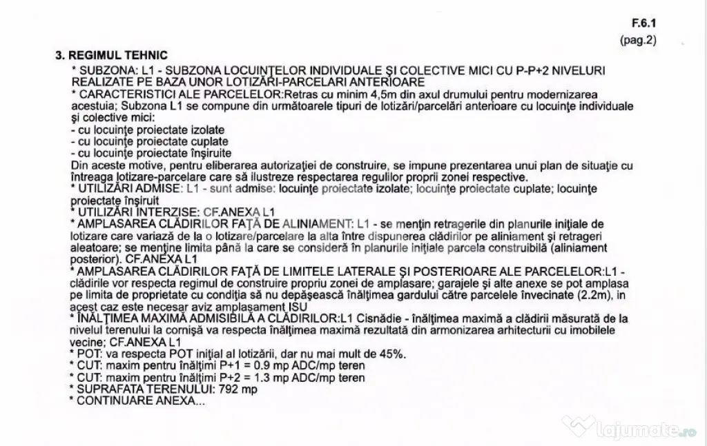 Teren intravilan 791 mp utilitati langa parcela front 13 m C - Cisnadie (Sibiu)