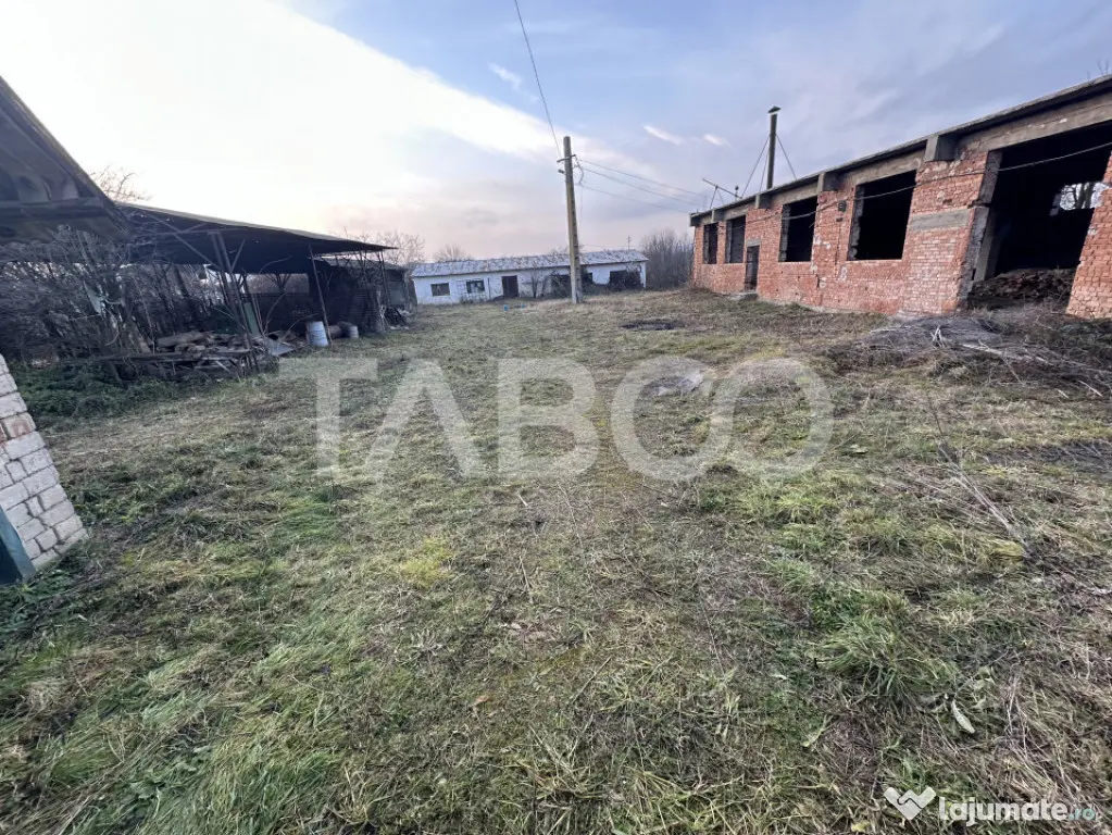 Spatiu industrial 5030 mp cu toate utilitatile acces auto Sa - Sercaia (Brasov)