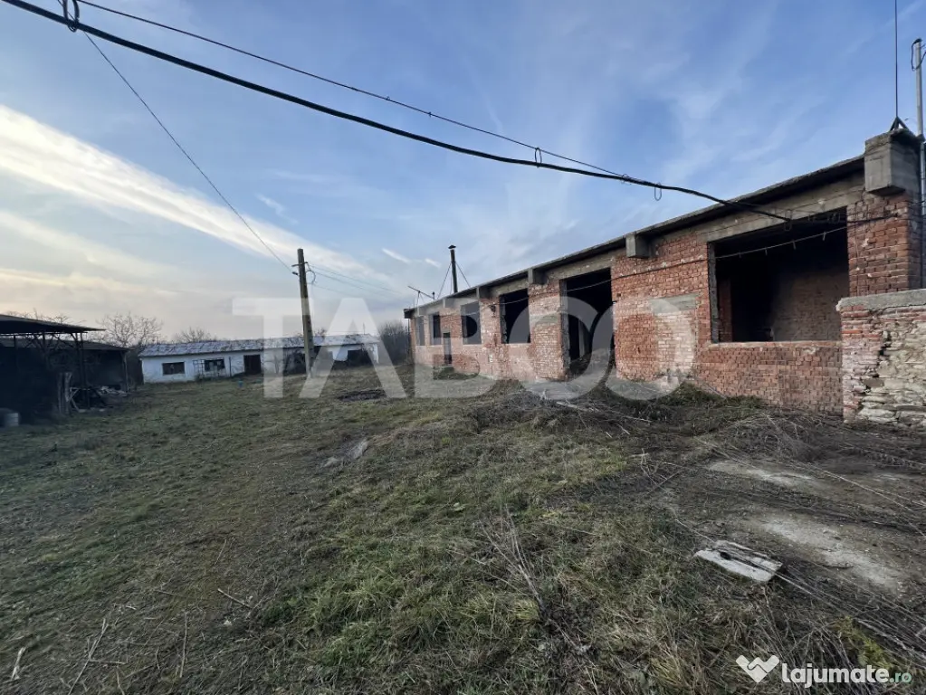 Spatiu industrial 5030 mp cu toate utilitatile acces auto Sa - Sercaia (Brasov)