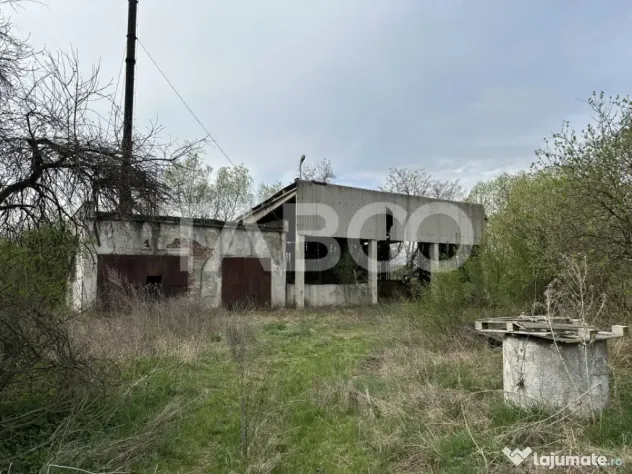 Spatiu industrial 5030 mp cu toate utilitatile acces auto Sa - Sercaia (Brasov)