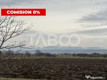 Teren 3750 mp deschidere 54 m de vanzare in Paltinis Sibiu