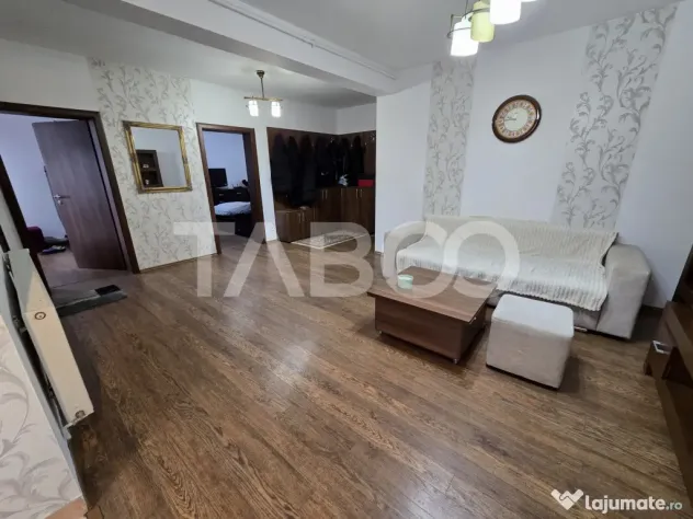 Apartament 3 camere decomandat mobilat balcon parcare Turnis - Sibiu (Sibiu)