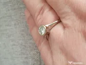Inel Solitaire unicat exceptie model deosebit Turbilion diamant natural VVS 05ct 