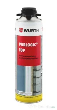 Spuma poliuretanica profesionala gri 500ml Wurth PURlogic Top 1K 