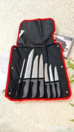 Set cutit macelar 7 piese cu geanta Livarno Home