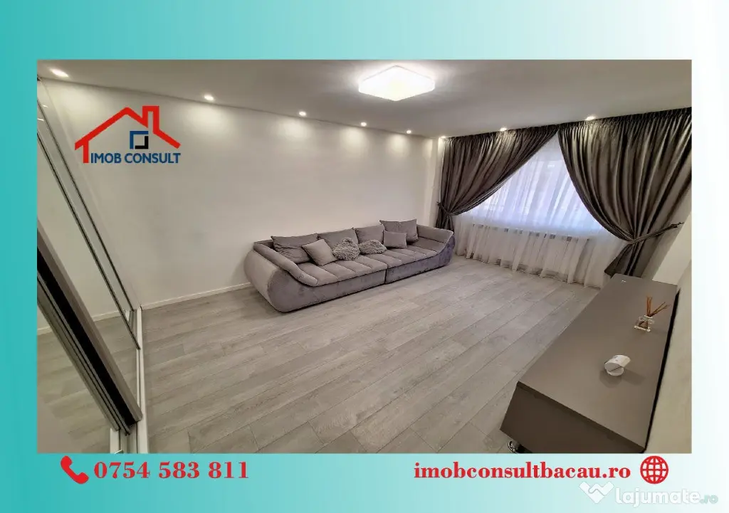 2 camere decomandate, renovate, pe Mioriței | CE1853 - Bacau (Bacau)