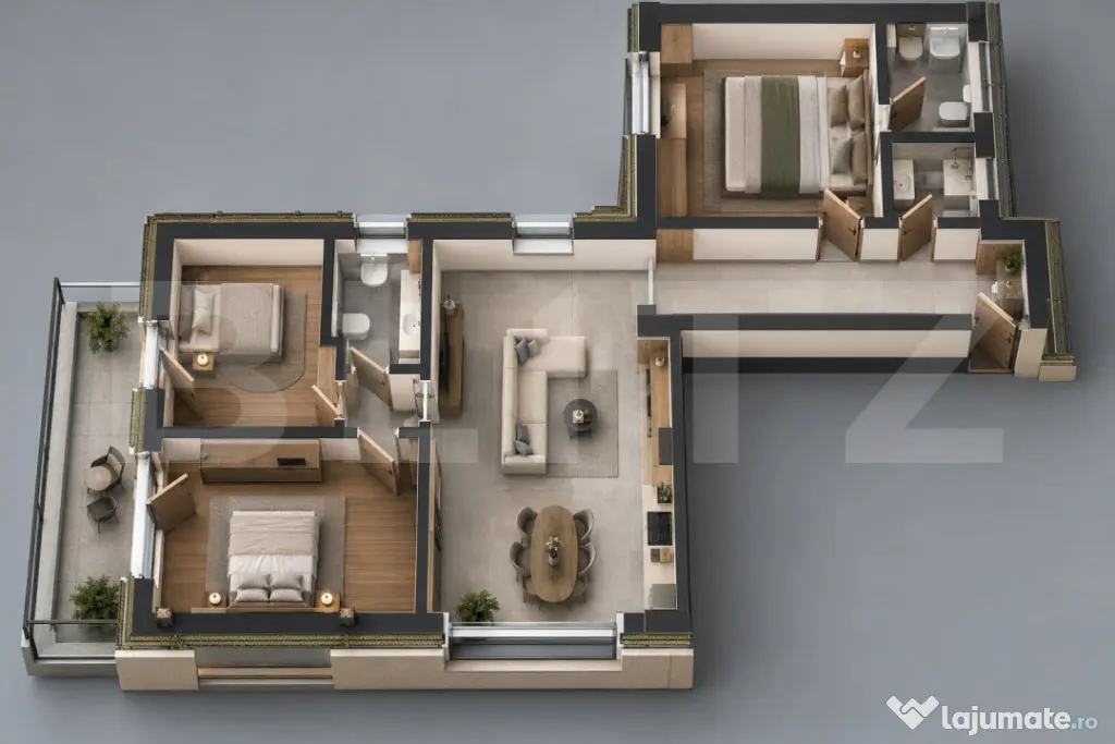 Apartament cu 4 camere | 95 mp | Construcție nouă | Predar - Cluj-Napoca (Cluj)