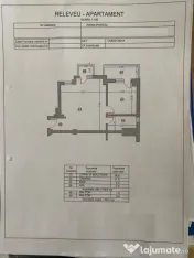 Apartament cu 2 camere de vânzare în zona KM 5 – bloc no 