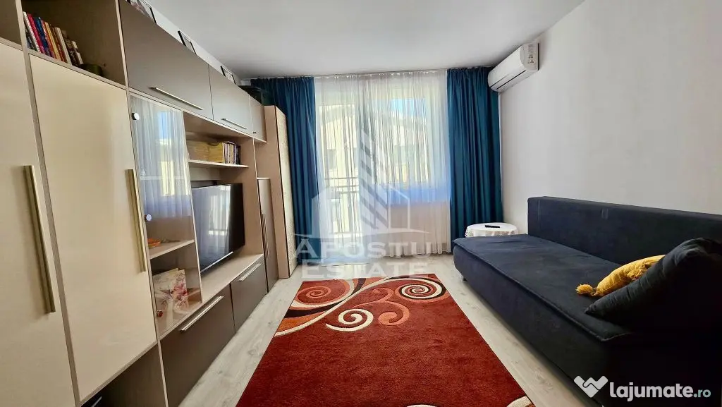 Apartament cu 1 camera de vanzare, mobilat, decomandat,Giroc,la asfalt - Giroc (Timis)