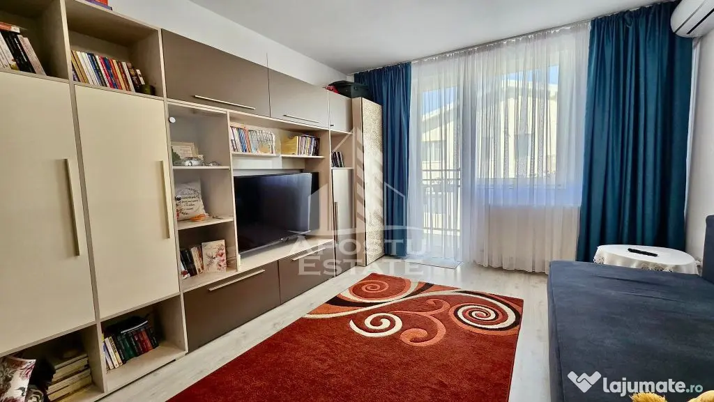 Apartament cu 1 camera de vanzare, mobilat, decomandat,Giroc,la asfalt - Giroc (Timis)
