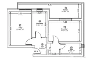 Apartament cu 2 camere mobilat si utilat decomandat in Giroc la asfalt 