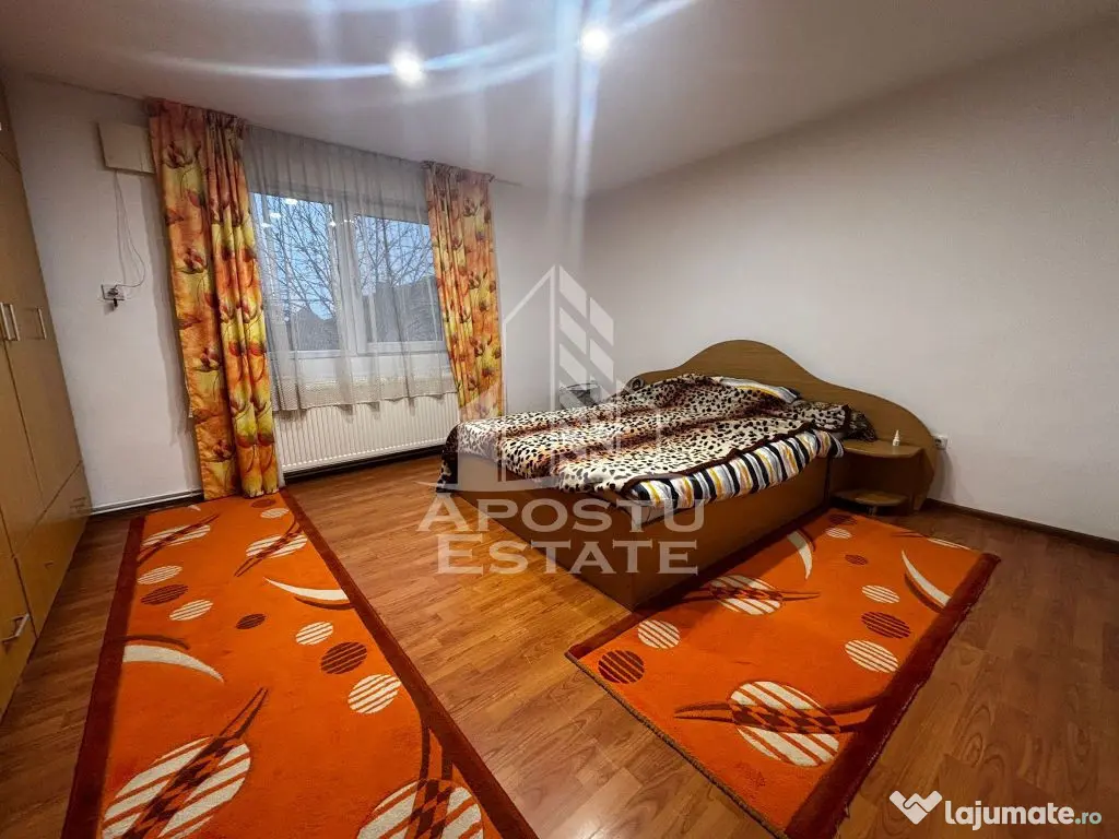 Inchiriez casa cu 2 apartamente ptr muncitori curte, zona Al. Ghirodei - Ghiroda (Timis)
