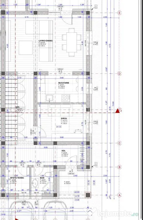 Duplex la rosu cu 5 camere, zona Rudicica - Rudicica (Timis)