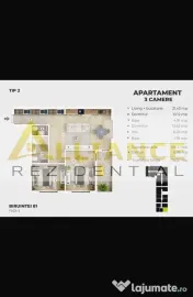 APARTAMENT 3 CAMERE | SIENA RESIDENCE | 149.500 €- METROU 