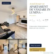 Apartament de vânzare in LUMINA – mobilat și utilat comp 