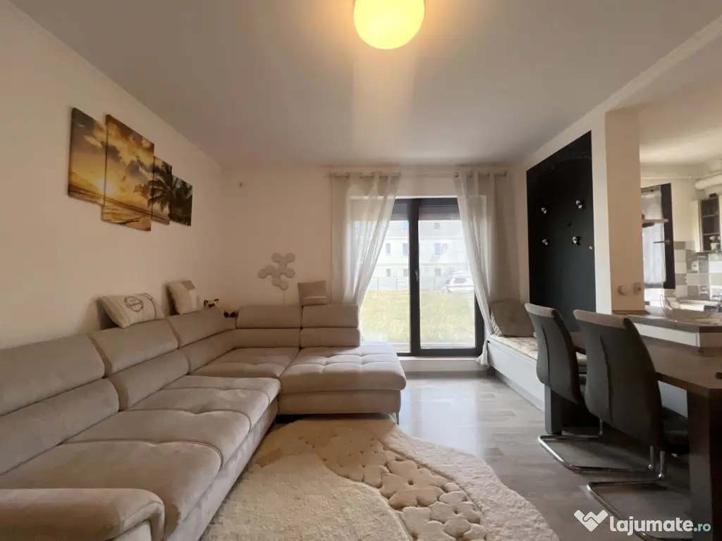 De inchiriat- Apartament 2 camere, 50 mp utili, garaj, - Gir - Giroc (Timis)