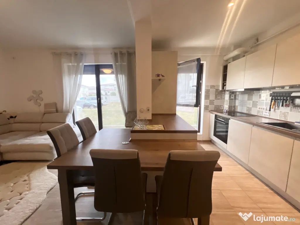 De inchiriat- Apartament 2 camere, 50 mp utili, garaj, - Gir - Giroc (Timis)