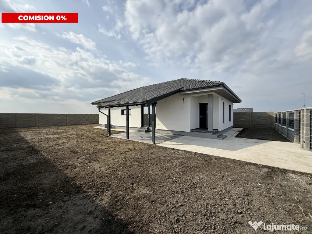 Casa individuala, 4 camere, 105 utili, 580 teren- Sanmihaiu - Sanmihaiu Roman (Timis)
