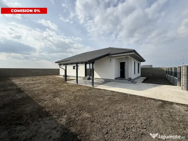 Casa individuala, 4 camere, 105 utili, 580 teren- Sanmihaiu - Sanmihaiu Roman (Timis)