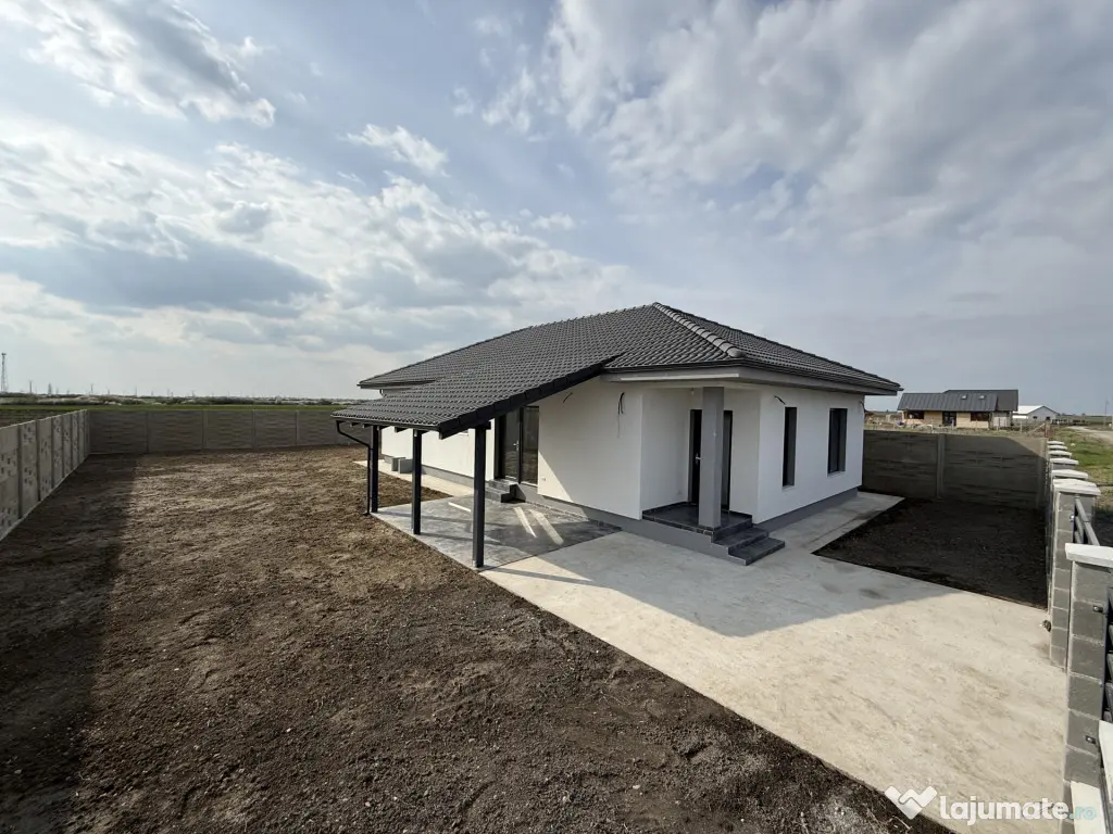 Casa individuala, 4 camere, 105 utili, 580 teren- Sanmihaiu - Sanmihaiu Roman (Timis)