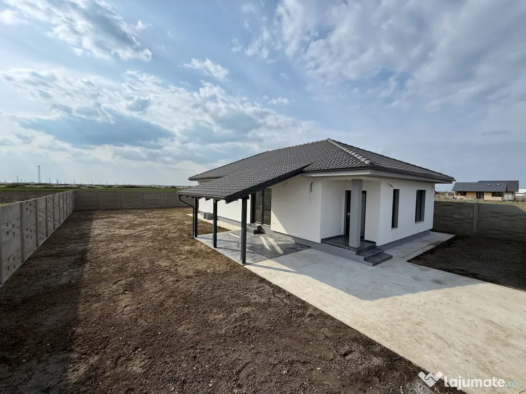 Casa individuala, 4 camere, 105 utili, 580 teren- Sanmihaiu - Sanmihaiu Roman (Timis)