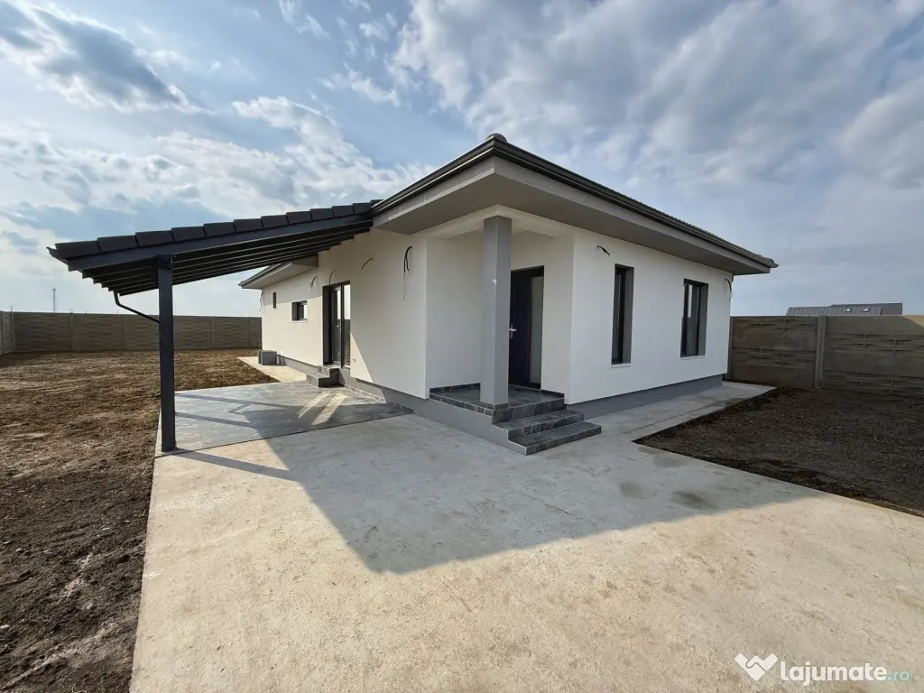 Casa individuala, 4 camere, 105 utili, 580 teren- Sanmihaiu - Sanmihaiu Roman (Timis)