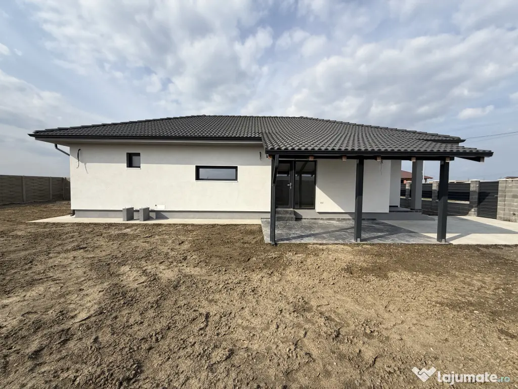 Casa individuala, 4 camere, 105 utili, 580 teren- Sanmihaiu - Sanmihaiu Roman (Timis)
