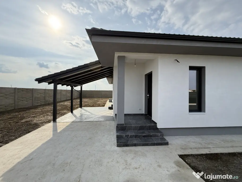 Casa individuala, 4 camere, 105 utili, 580 teren- Sanmihaiu - Sanmihaiu Roman (Timis)