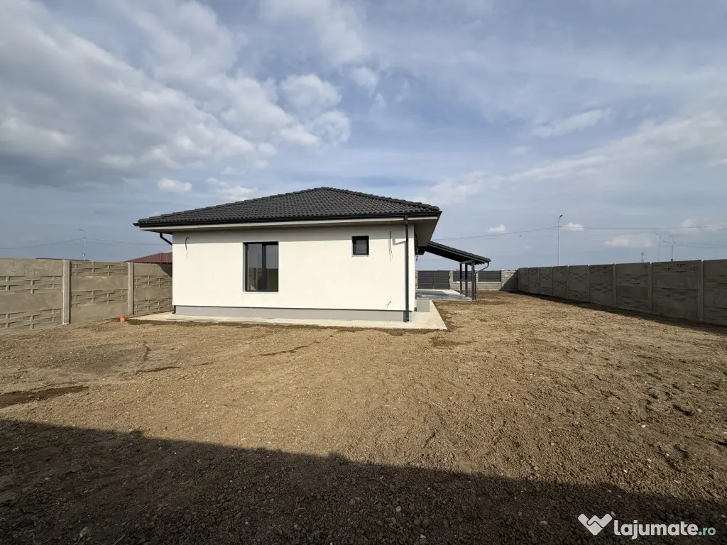 Casa individuala, 4 camere, 105 utili, 580 teren- Sanmihaiu - Sanmihaiu Roman (Timis)