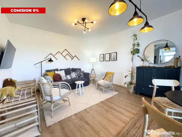 COMISION 0% Triplex pe colt, 90 mp utili, mobilat, utilat - - Mosnita Veche (Timis)