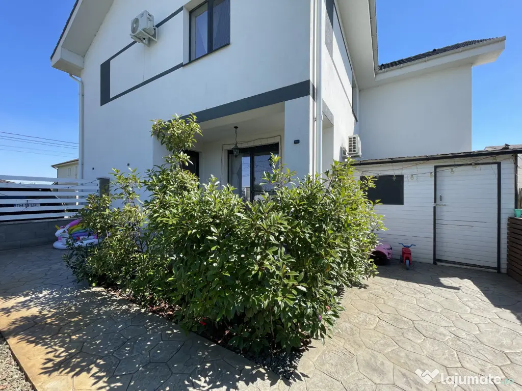 COMISION 0% Triplex pe colt, 90 mp utili, mobilat, utilat - - Mosnita Veche (Timis)