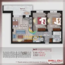 Apartament 3 camere - zona Pallady