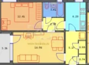 2 camere, et 3/10, 53mp-Drumul Taberei