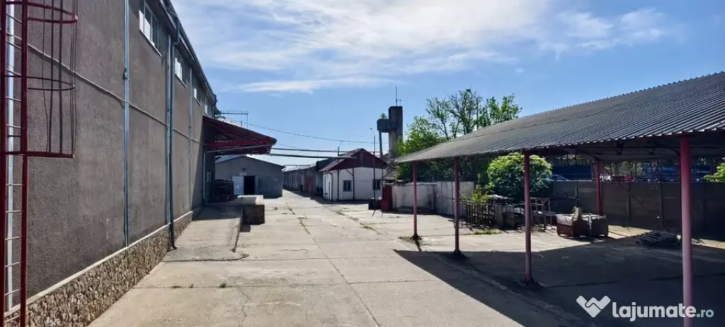 închiriez spațiu industrial 13917 m² cu 3 hale + depozite acoperite și birouri