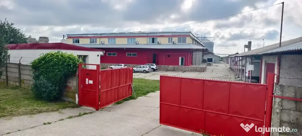închiriez spațiu industrial 13917 m² cu 3 hale + depozite acoperite și birouri
