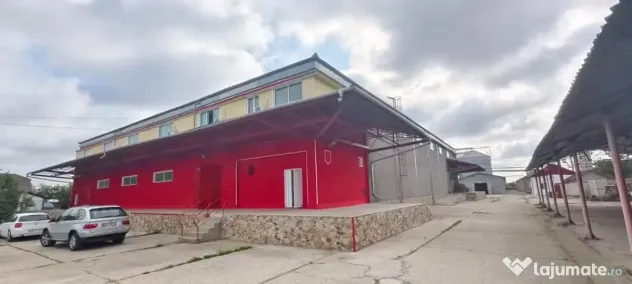 închiriez spațiu industrial 13917 m² cu 3 hale + depozite acoperite și birouri