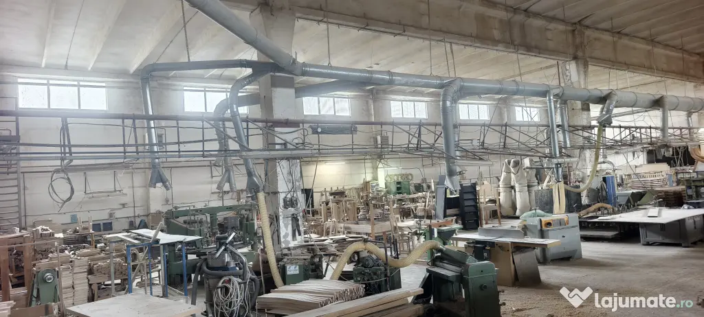 închiriez spațiu industrial 13917 m² cu 3 hale + depozite acoperite și birouri