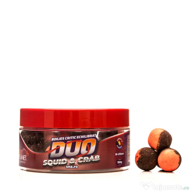 SENZOR PLANET BOILIES PENTRU CARLIG DUO SQUID & CRAB 16-20mm 150g