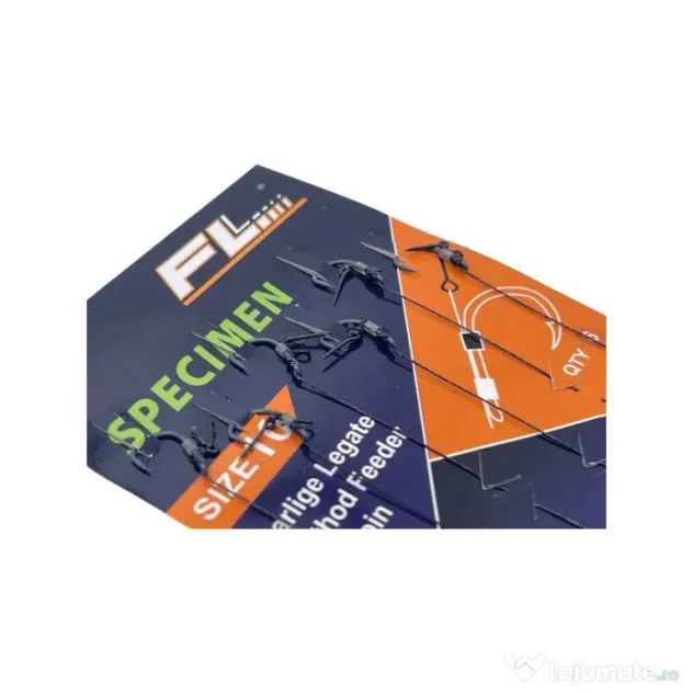 FL SET RIGURI FL METHOD FEEDER CU SPIN 7mm, CARLIG SPECIMEN, 6buc Nr. 8