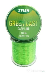 ZFISH FIR MONOFILAMENT ZFISH GREEN CAST CARP LINE, VERDE, 600m 0.26mm/8kg