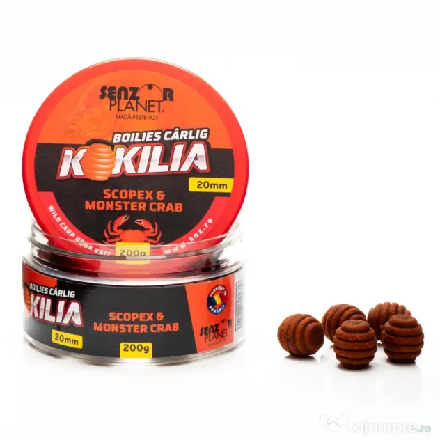 SENZOR PLANET BOILIES KOKILIA PENTRU CARLIG SCOPEX & MONSTER CRAB 20mm 200g