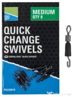 PRESTON VARTEJ CU AGRAFĂ RAPIDĂ PRESTON QUICK CHANGE SWIVELS, 8buc M