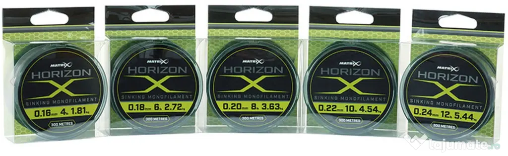 MATRIX FIR MONOFILAMENT MATRIX HORIZON X SINKING MONO, 300m 0.20mm/8lb