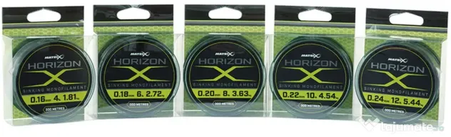 MATRIX FIR MONOFILAMENT MATRIX HORIZON X SINKING MONO, 300m 0.20mm/8lb