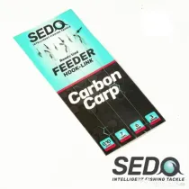 SEDO RIGURI SEDO CARBON CARP FEEDER READY TIED 0.10mm CU SPIN 7mm Nr 6