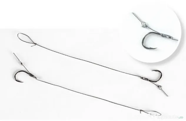 FILFISHING CARLIGE LEGATE FILEX METHOD FEEDER RIG CU FIR TEXTIL 0.12mm Nr 8