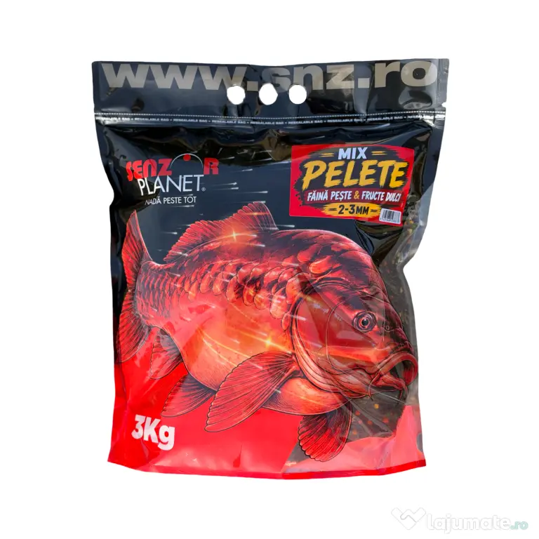 SENZOR PLANET MIX PELETE FAINA PESTE & FRUCTE DULCI 2-3mm 3kg