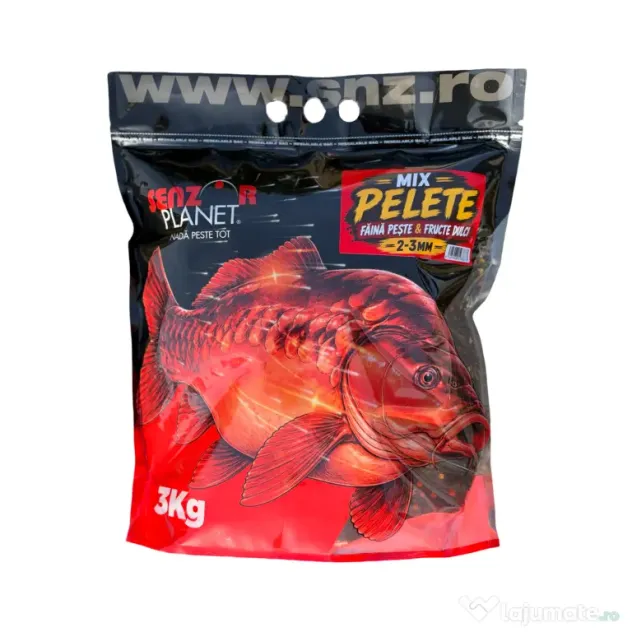 SENZOR PLANET MIX PELETE FAINA PESTE & FRUCTE DULCI 2-3mm 3kg