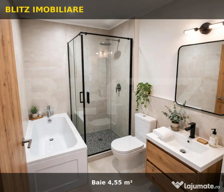 Apartament modern cu 1 cameră și terasă generoasă, în R - Rediu (Iasi)