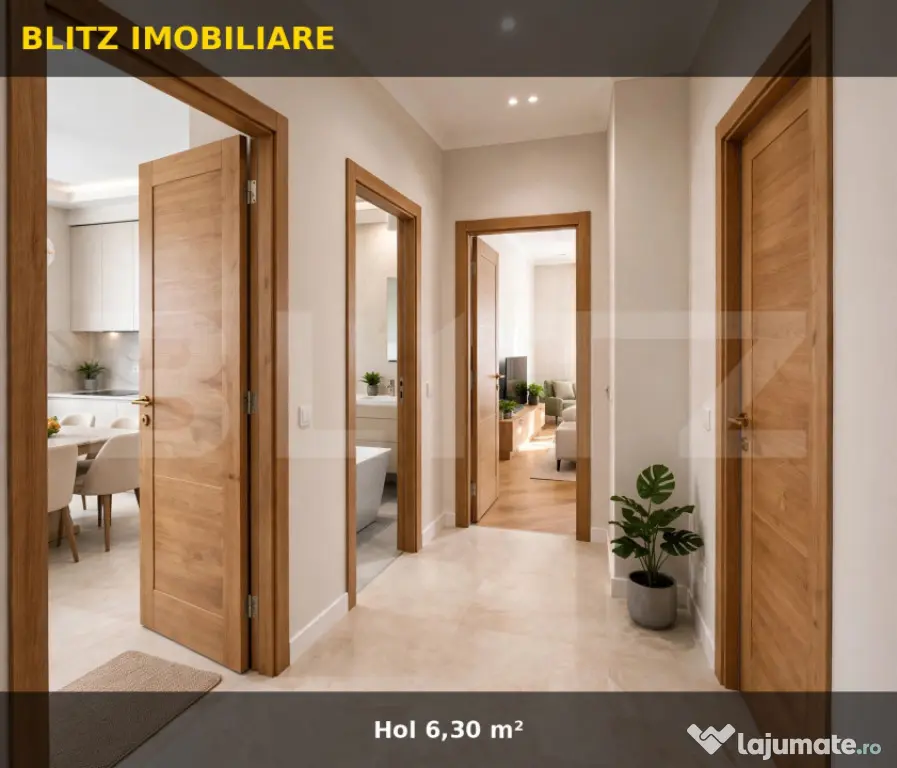 Apartament modern cu 1 cameră și terasă generoasă, în R - Rediu (Iasi)